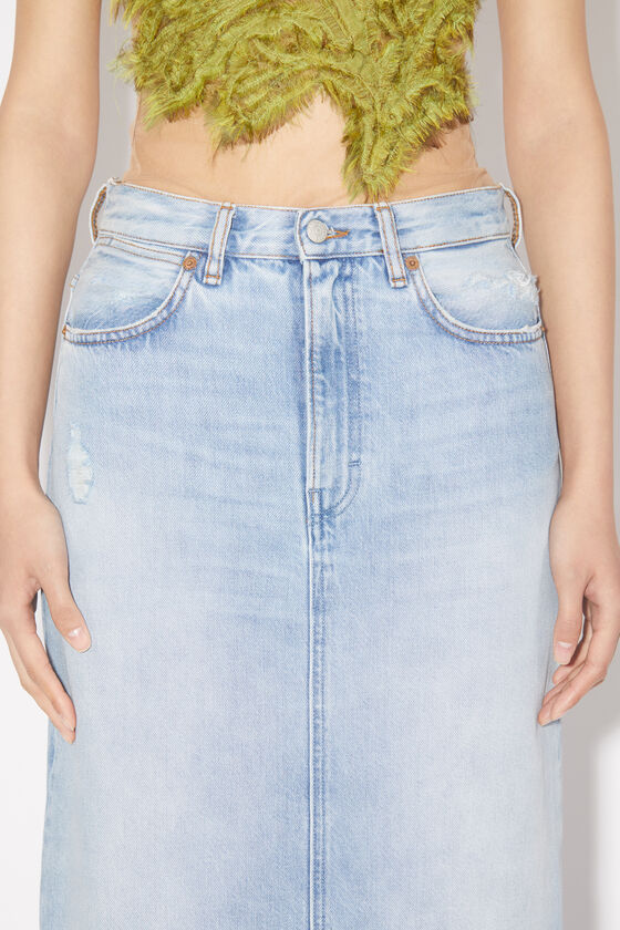 (image for) Environmentally Friendly Mid-length denim skirt